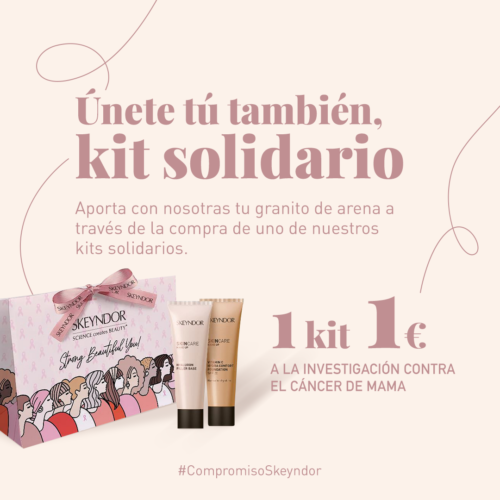 El kit solidario de Skeyndor con el que tú también puedes combatir el cáncer de mama